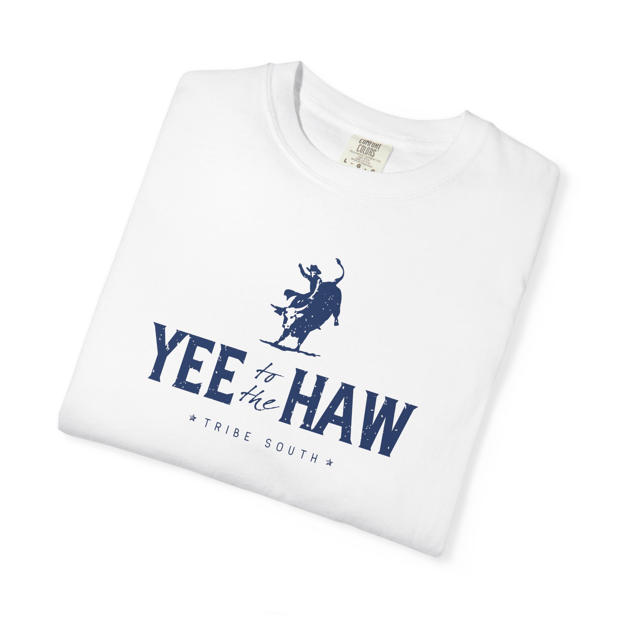 Tribe South YEE HAW Bull Rider Graphic T-Shirt - Image 13