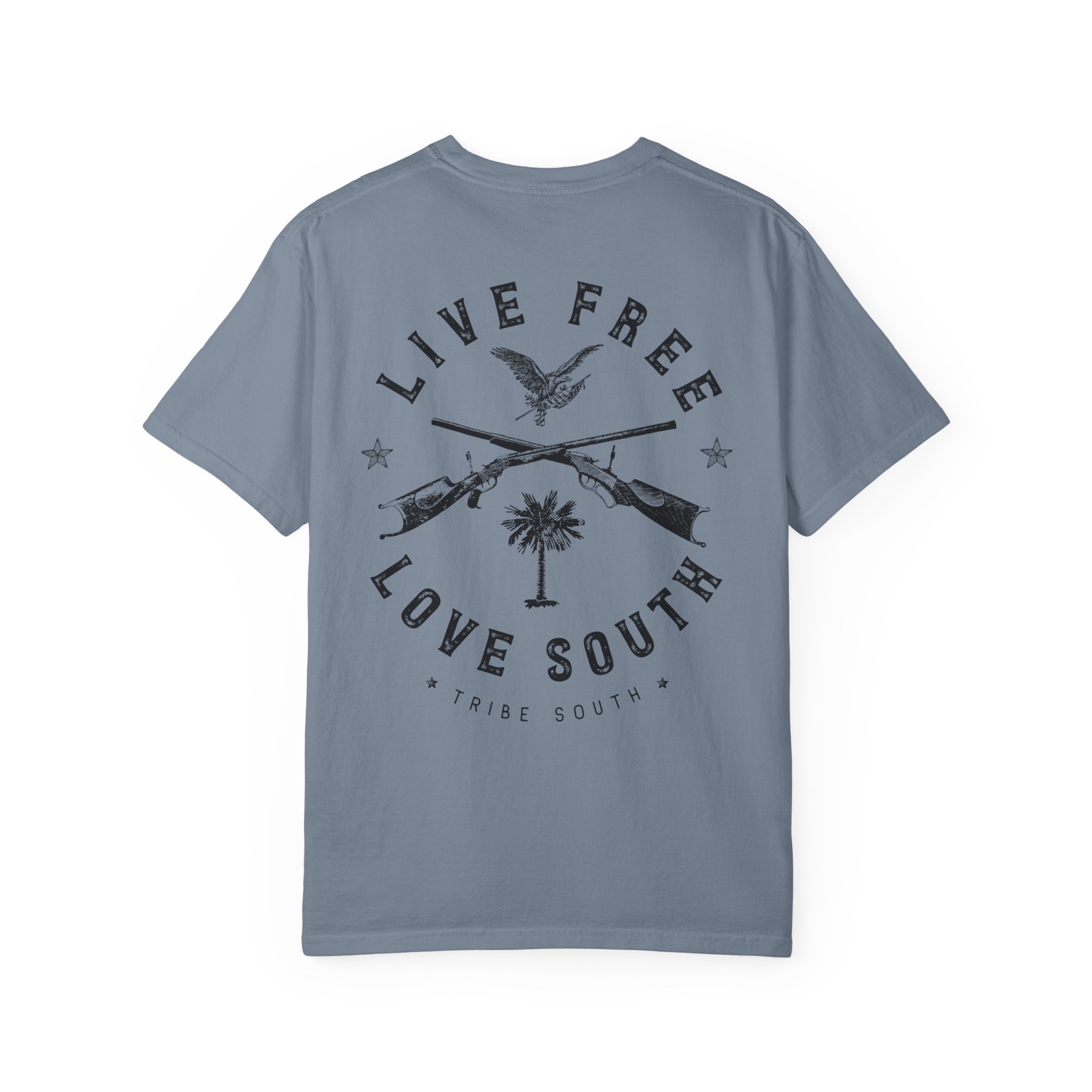 Tribe South Vintage Live Free Love South T-Shirt - Image 14