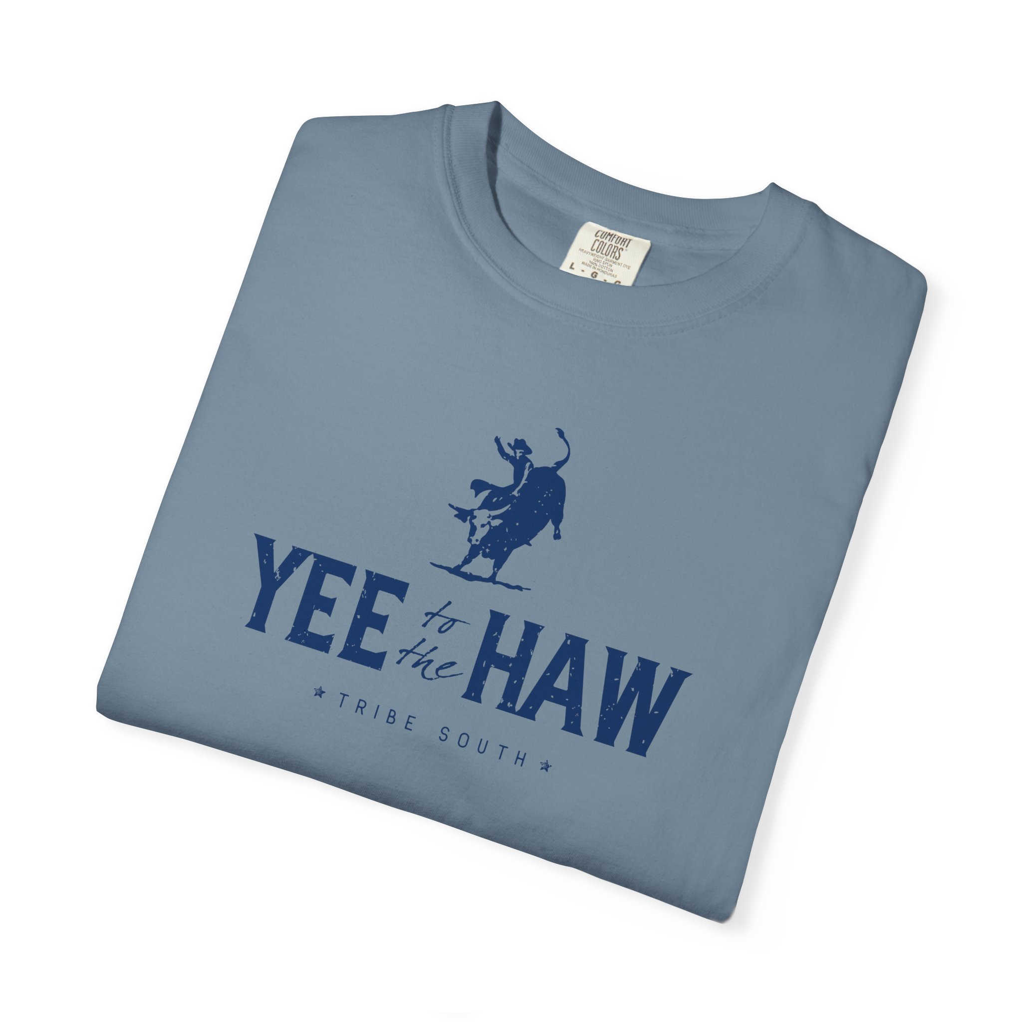 Tribe South YEE HAW Bull Rider Graphic T-Shirt - Image 25