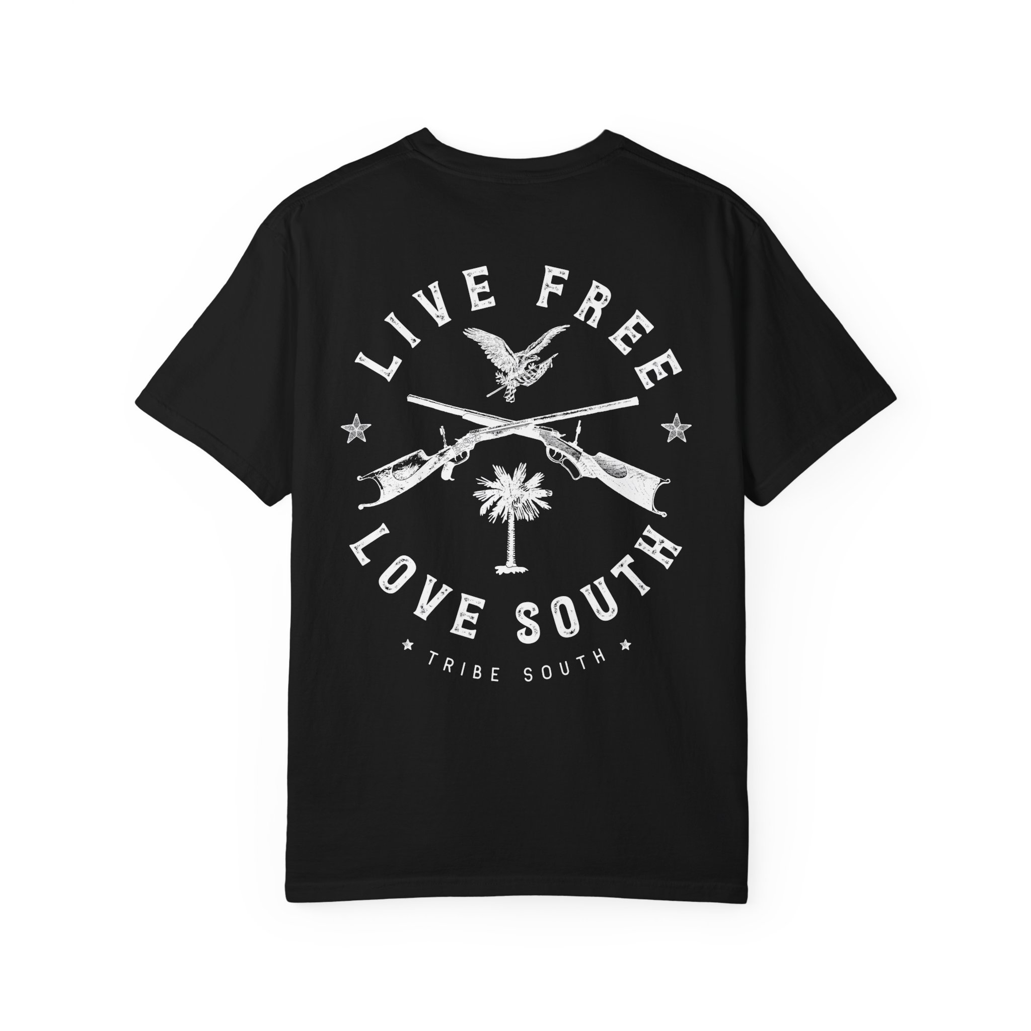 Tribe South Vintage Live Free Love South T-Shirt