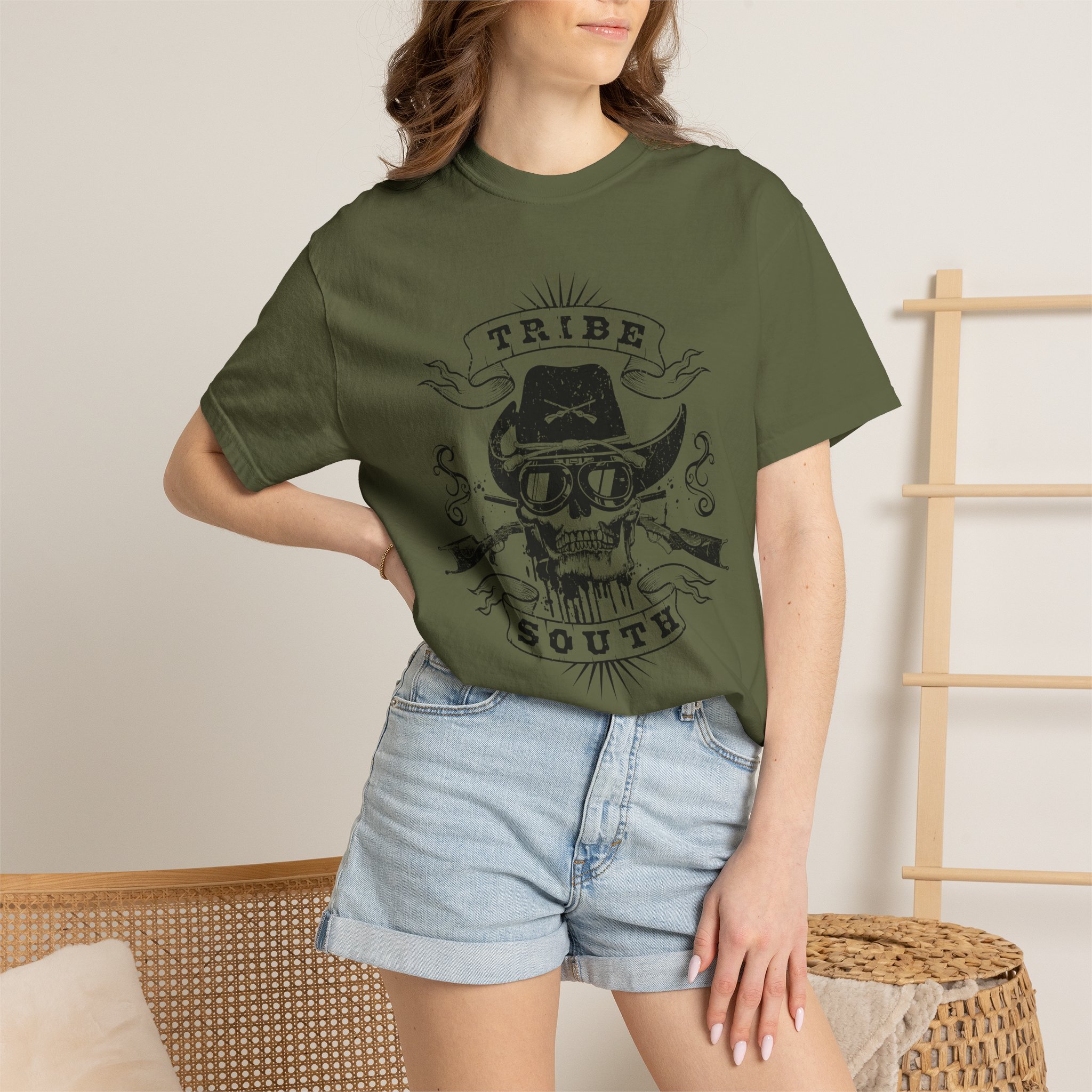 Tribe South Confederate Officer Graphic T-Shirt - Image 10