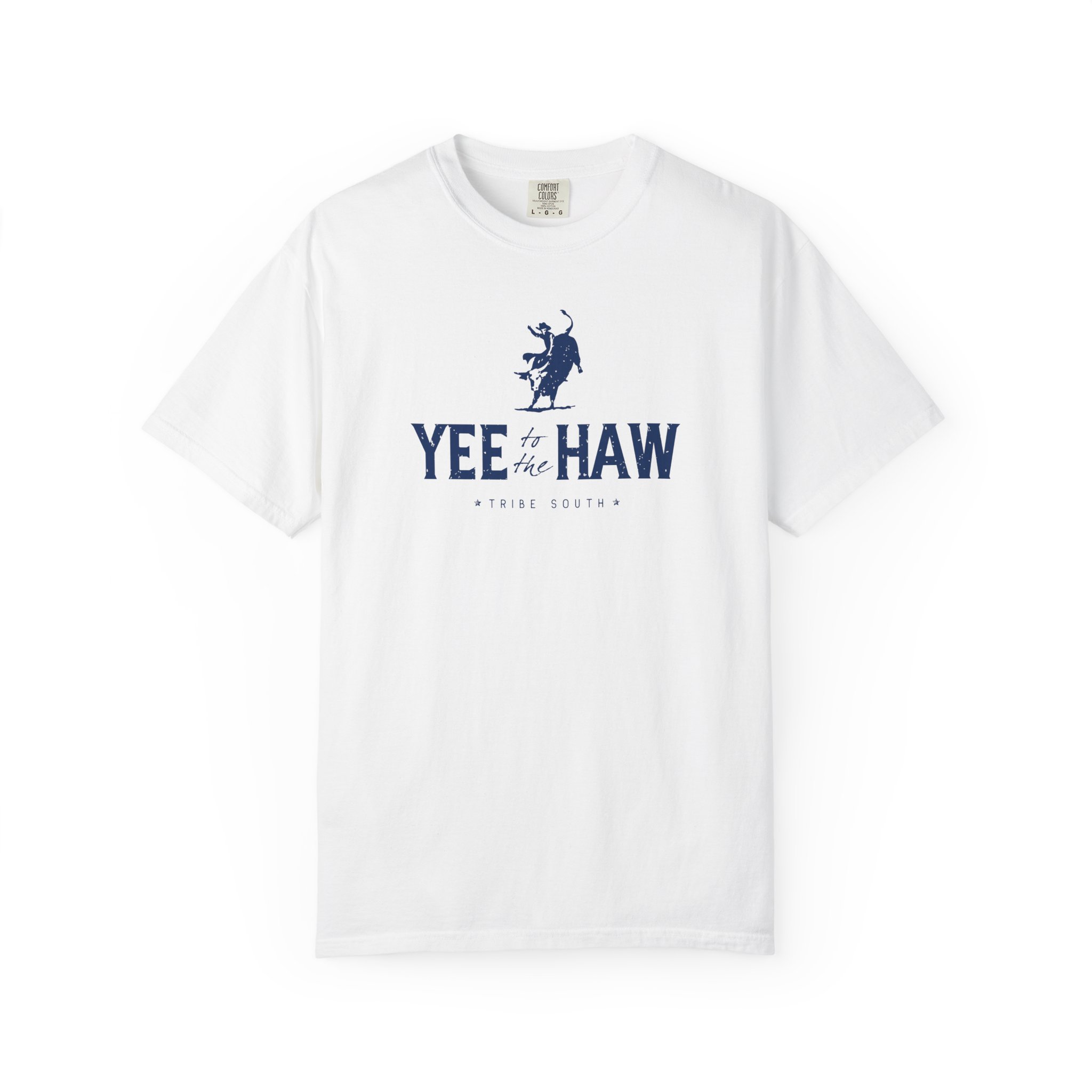Tribe South YEE HAW Bull Rider Graphic T-Shirt - Image 11