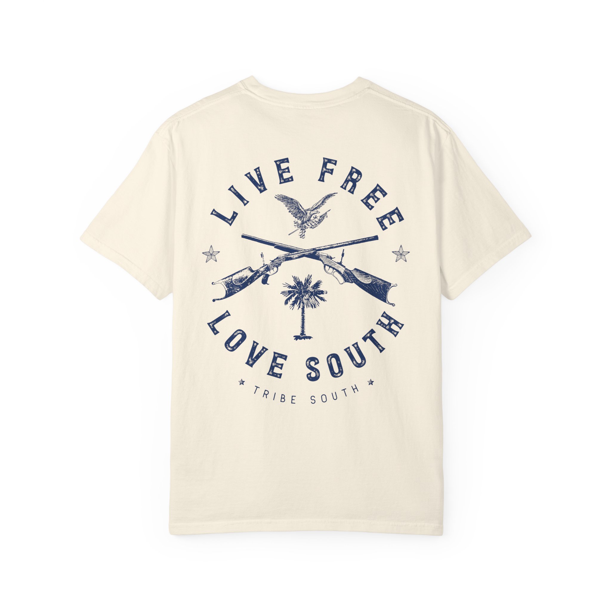 Tribe South Vintage Live Free Love South T-Shirt - Image 10