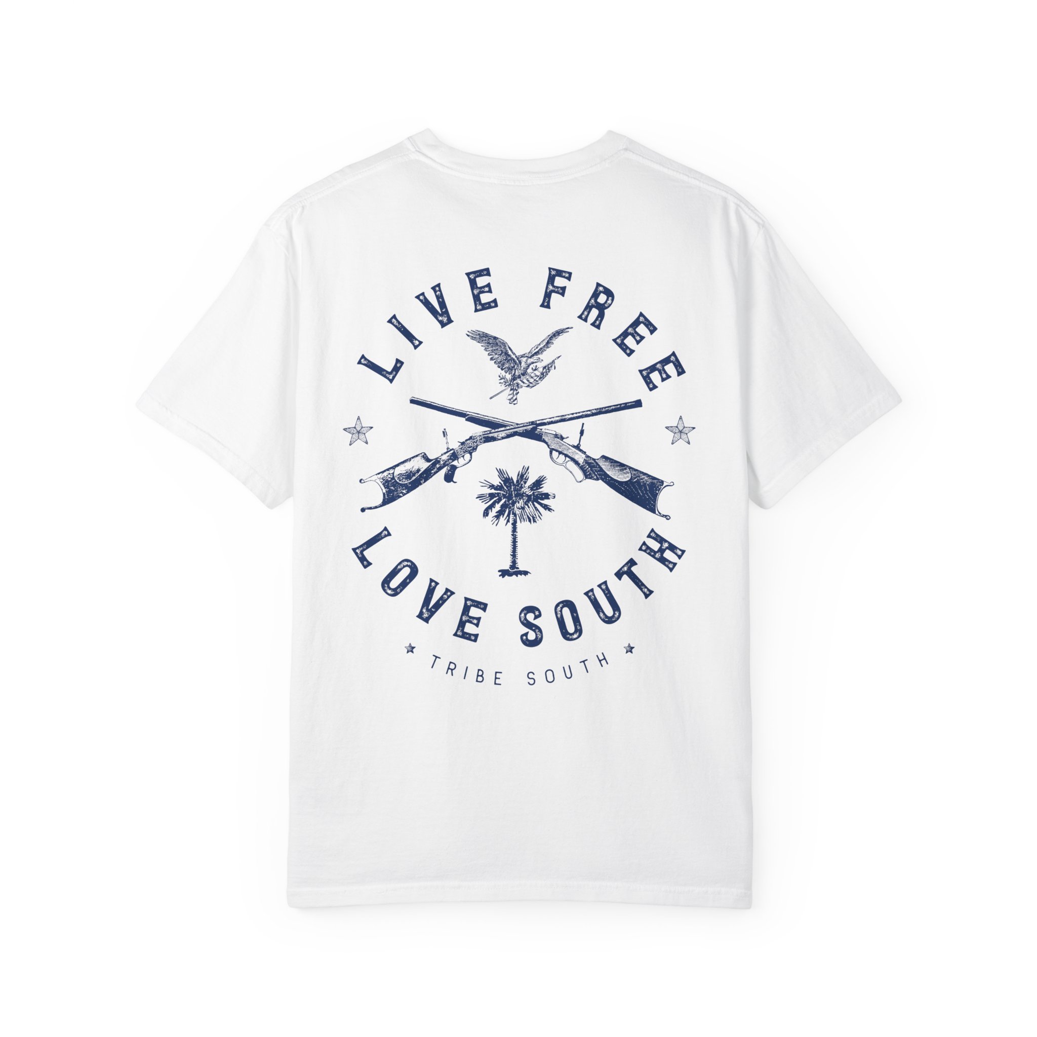 Tribe South Vintage Live Free Love South T-Shirt - Image 8