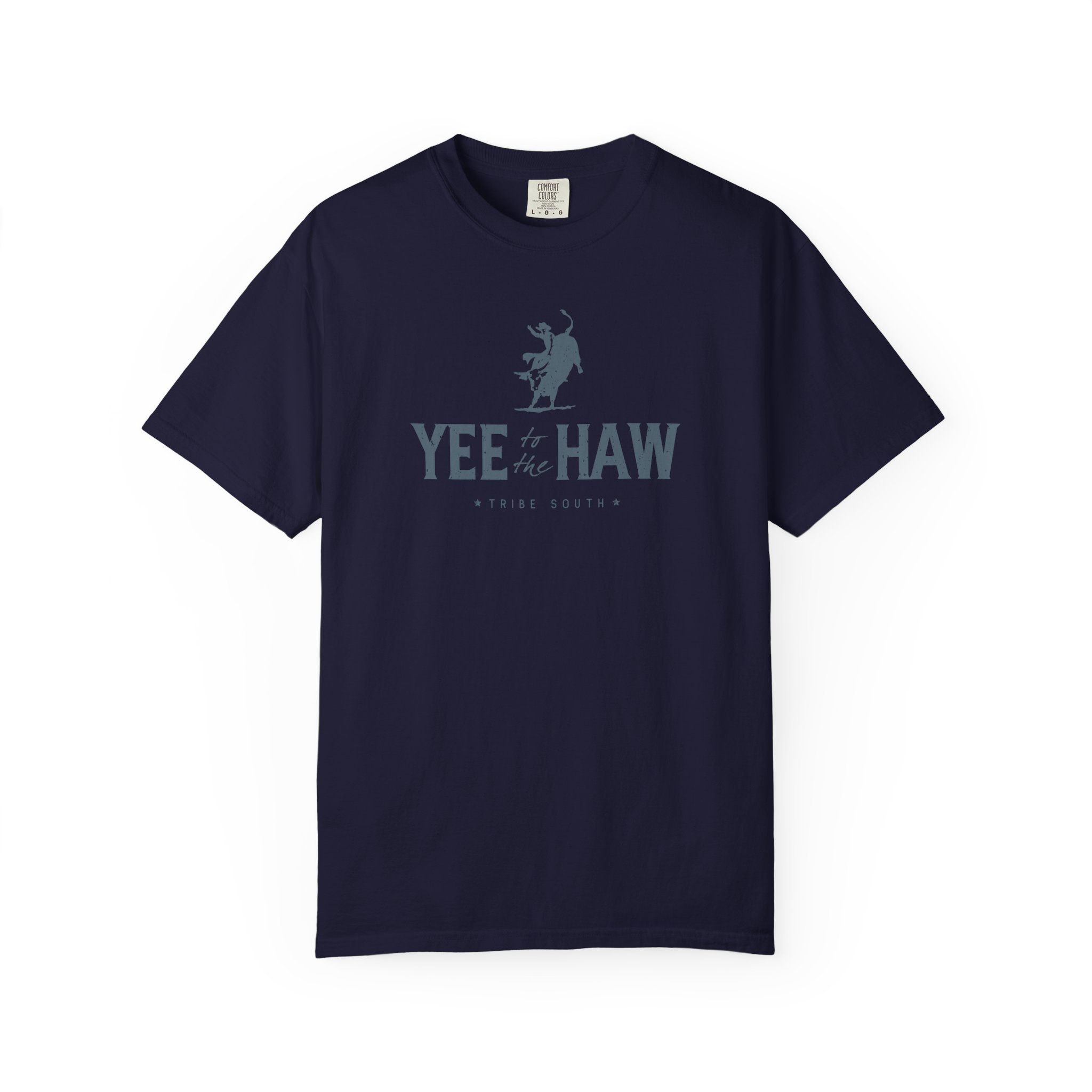Tribe South YEE HAW Bull Rider Graphic T-Shirt - Image 15