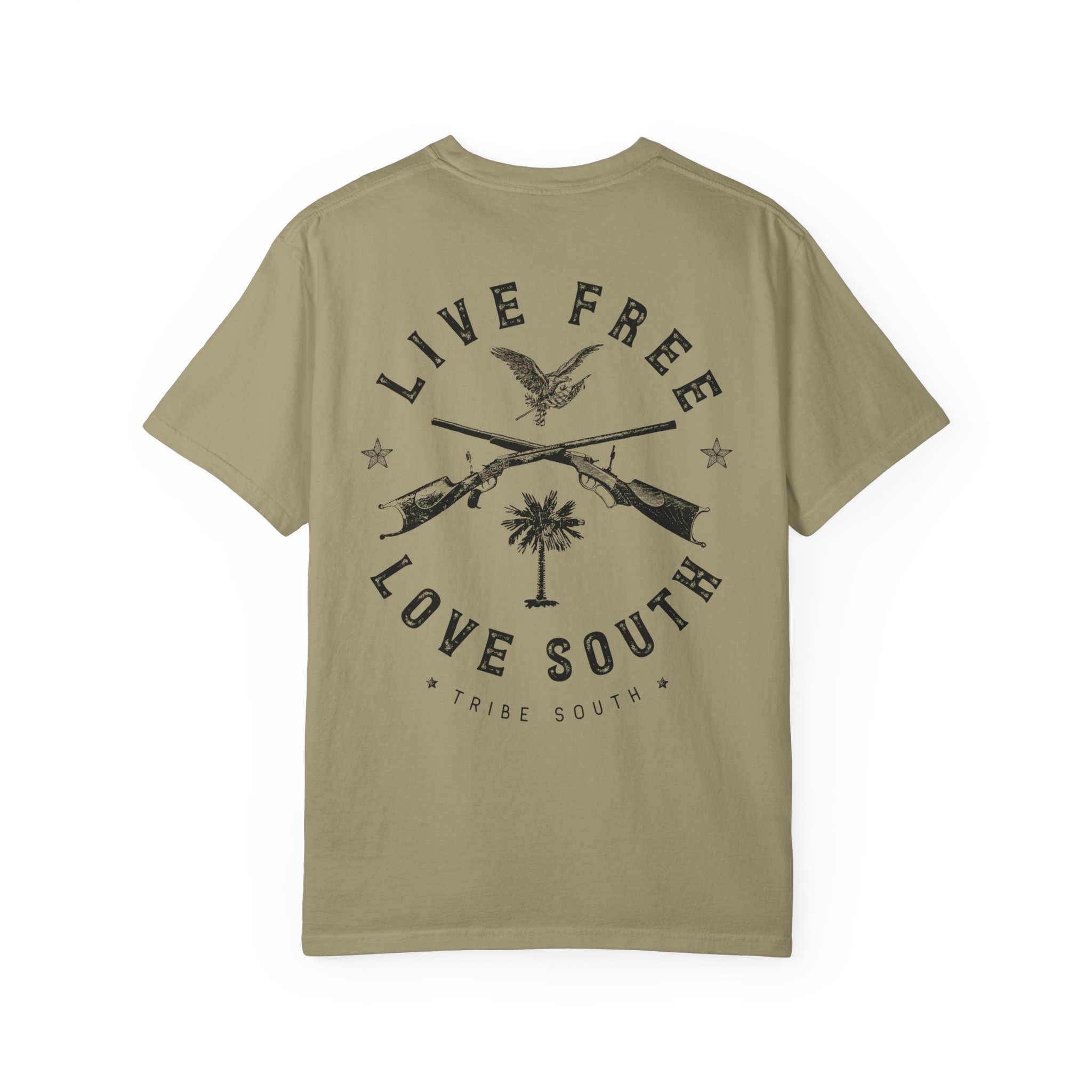Tribe South Vintage Live Free Love South T-Shirt - Image 12