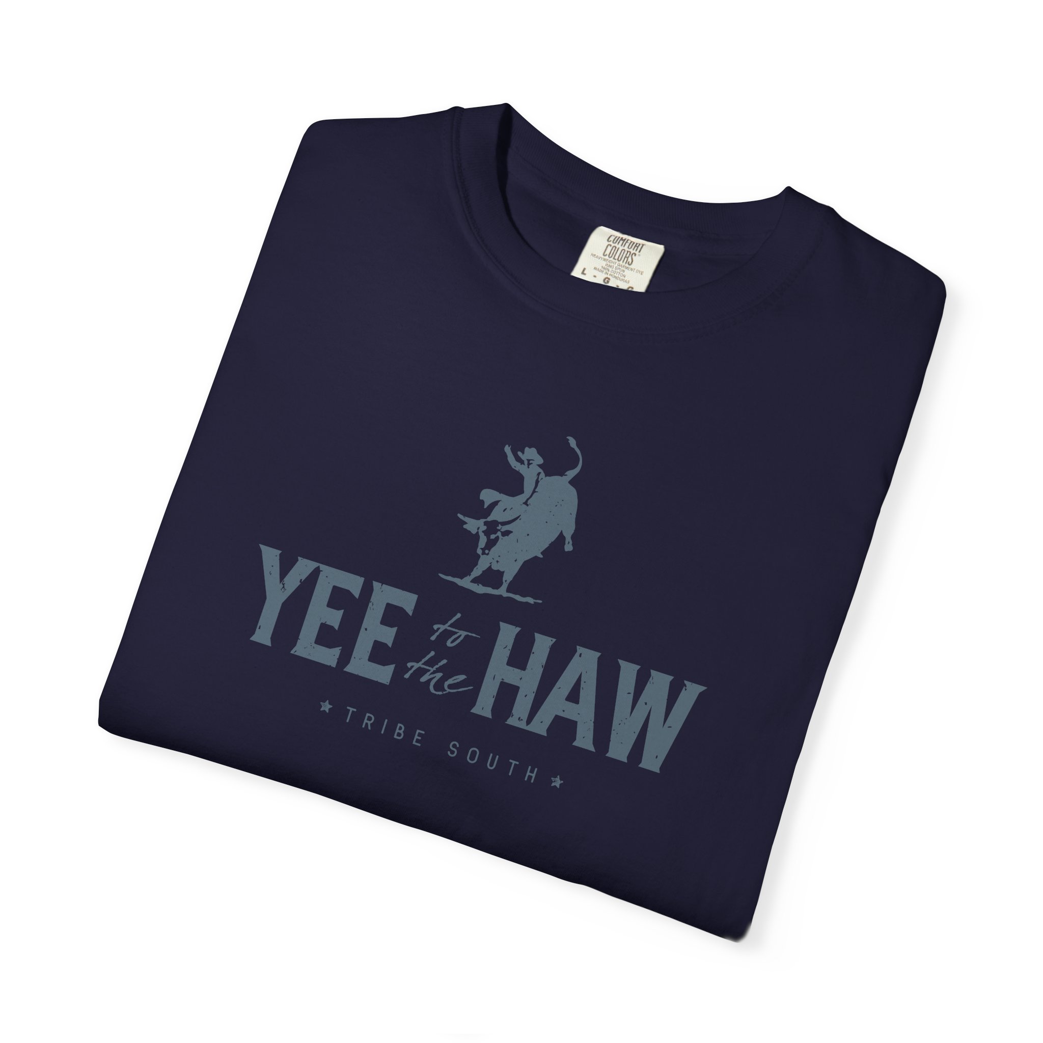 Tribe South YEE HAW Bull Rider Graphic T-Shirt - Image 17