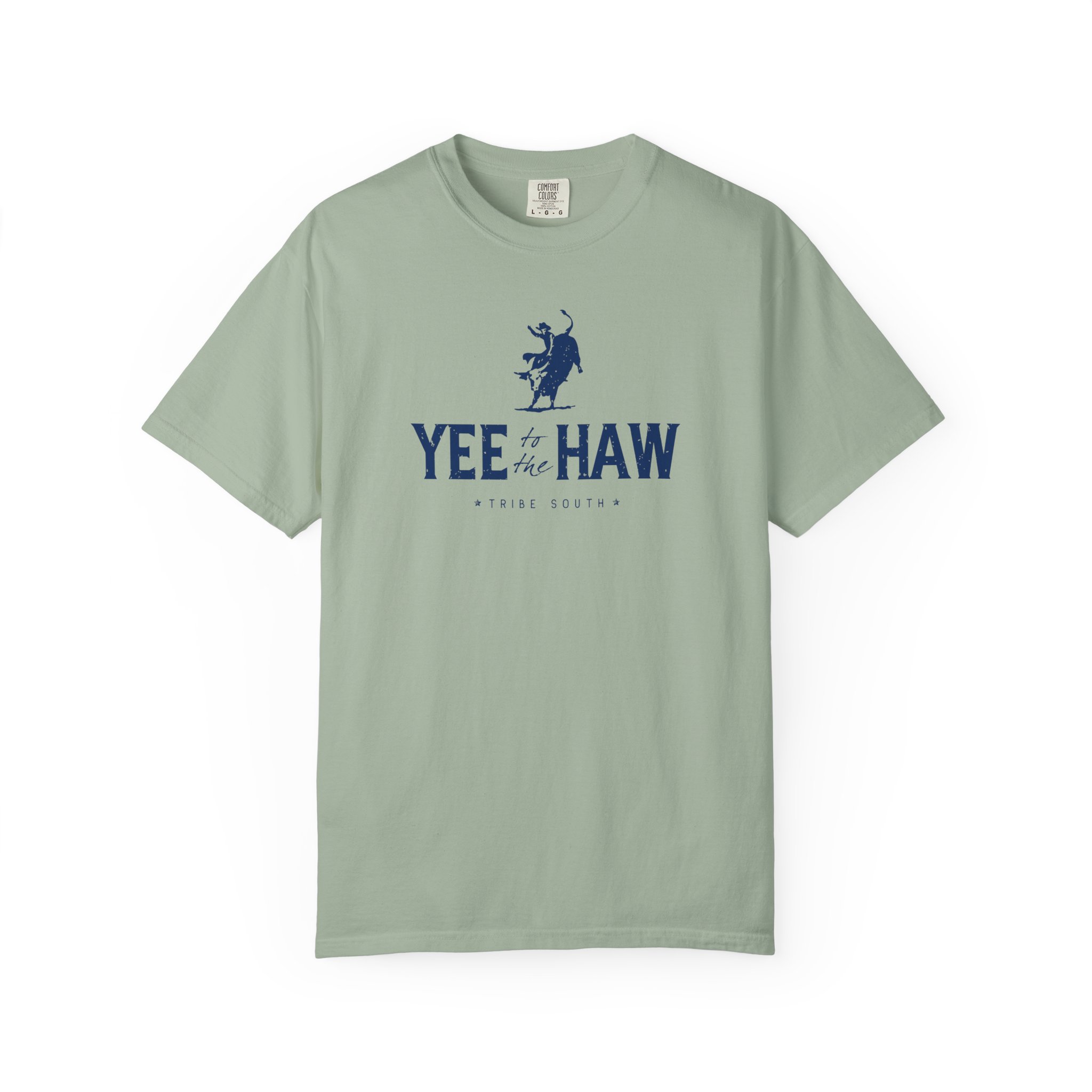 Tribe South YEE HAW Bull Rider Graphic T-Shirt - Image 19
