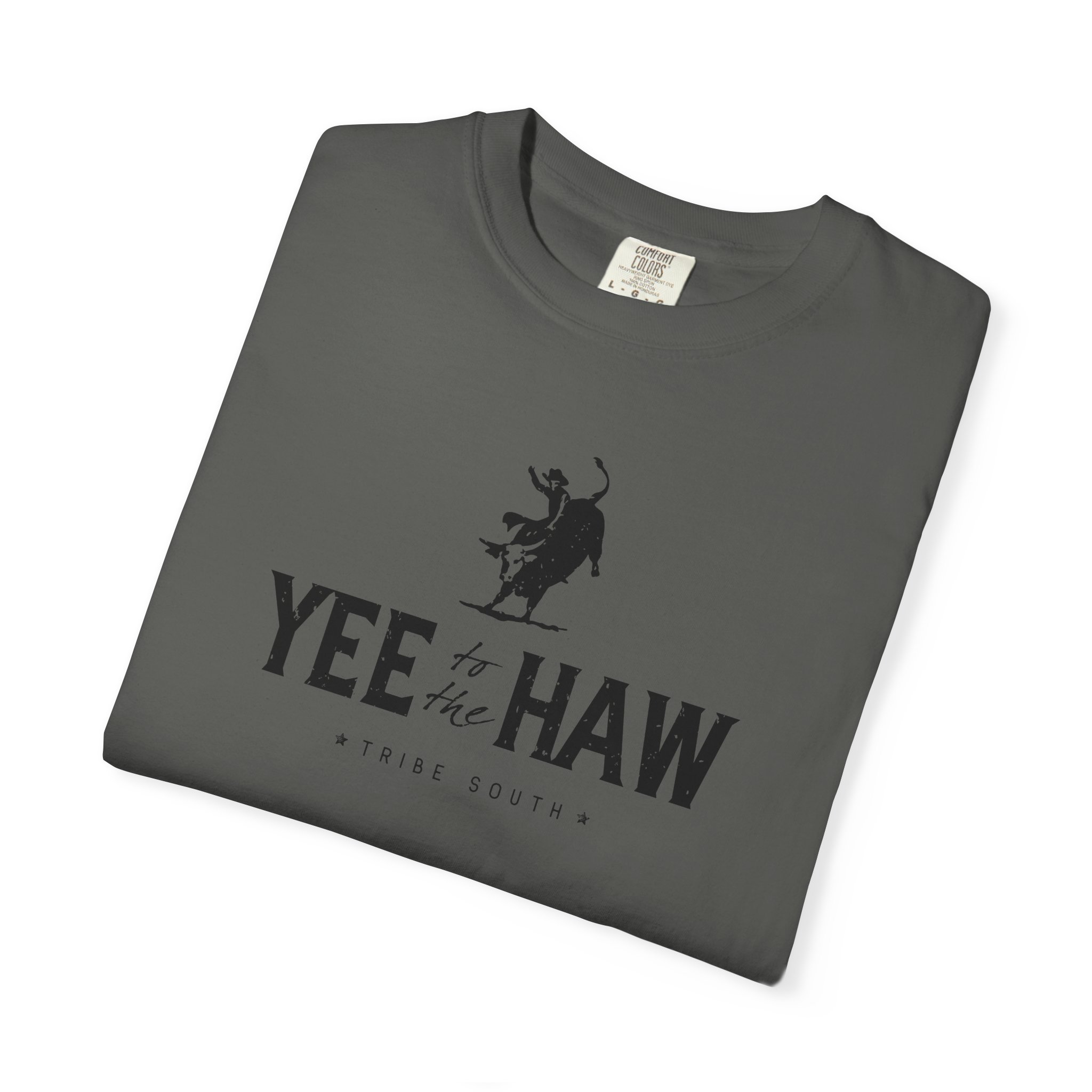 Tribe South YEE HAW Bull Rider Graphic T-Shirt - Image 6