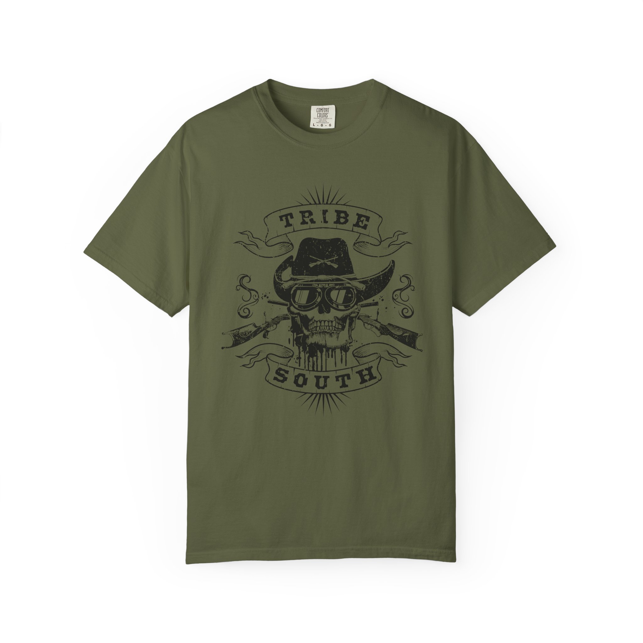 Tribe South Confederate Officer Graphic T-Shirt - Image 7
