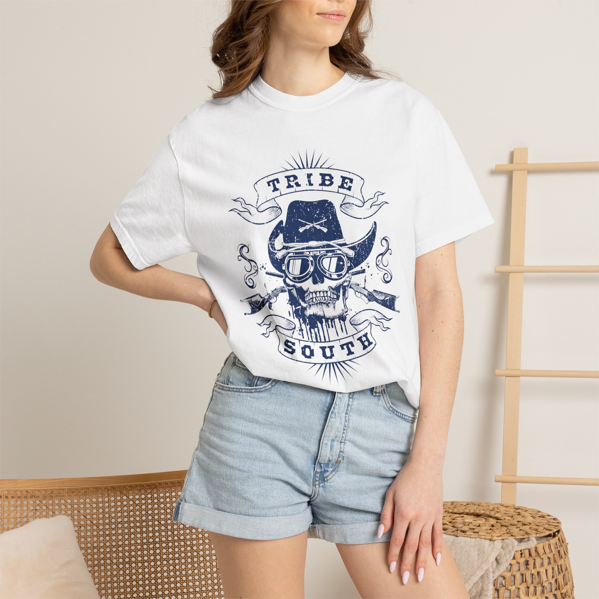 Tribe South Confederate Officer Graphic T-Shirt - Image 14