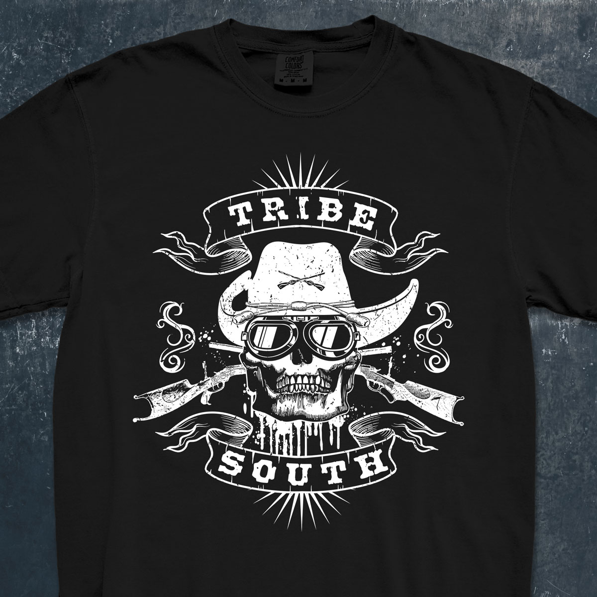 TRIBE SOUTH Confederate Officer T-Shirt
